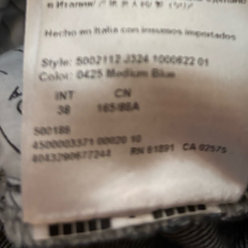 Escada Dark Indigo Ankle Jeans Euro 38 US 8 - Picture 10 of 10